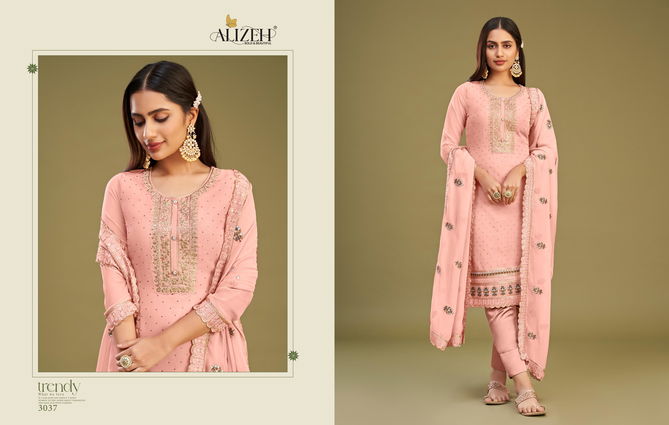 Almora Vol 9 By Alizeh Embroidery Designer Salwar Suit Wholesale Suppliers In Mumbai
